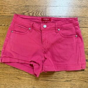 Guess Women's Vibrant Pink Jean Shorts